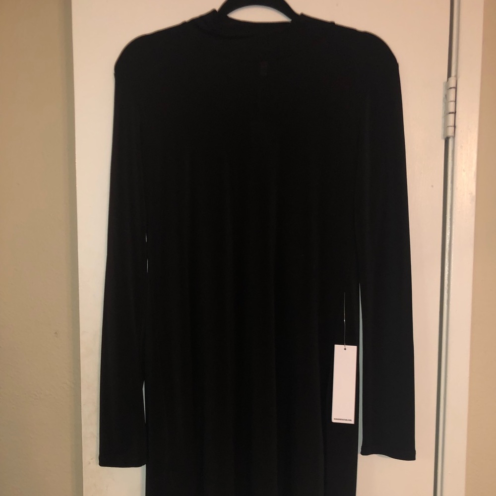 Black Turtleneck Aline Dress